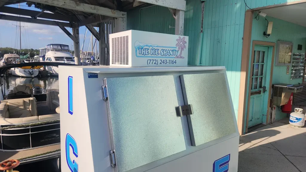 Portable retail ice merchandiser ready for delivery in Indian River County